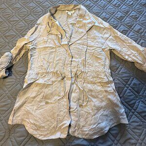 H&M Light Brown/Tan Lightweight Utility Jacket